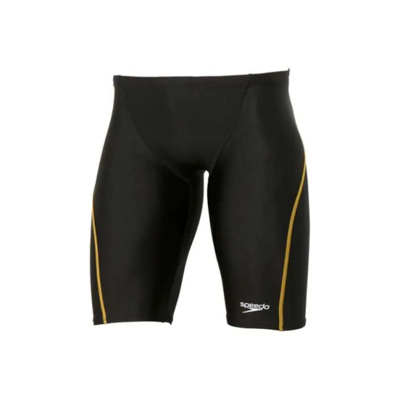 Speedo Swimming Shorts Men's Black Yellow-0