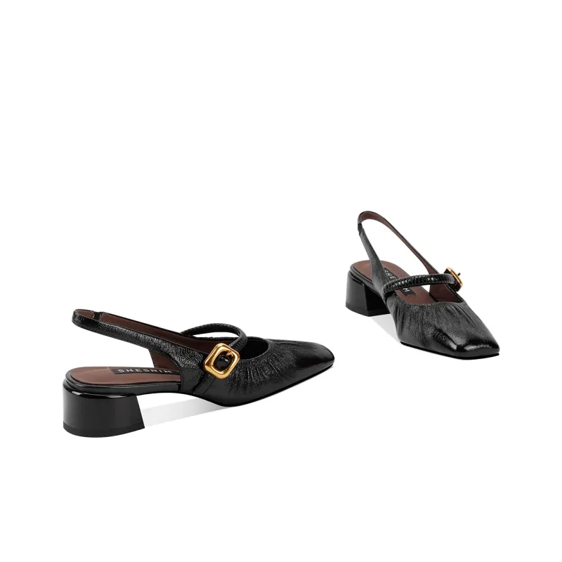 Shesrim Chunky Heel High Heels Women's-6