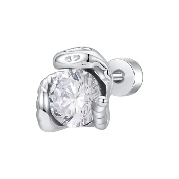 Lady Go Titanium Steel Stud Earrings Unisex