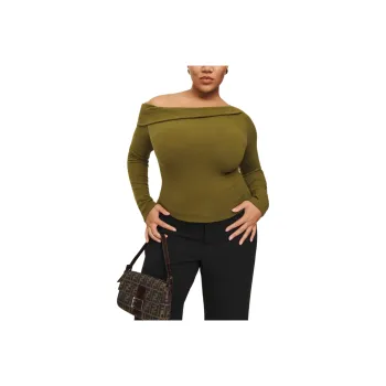 REFORMATION Elio Knit Top Es Knitwear Women's Pear Color