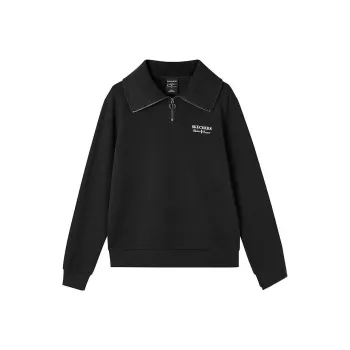 Skechers Yazhuan Series Sweatshirt Women's Carbon Black