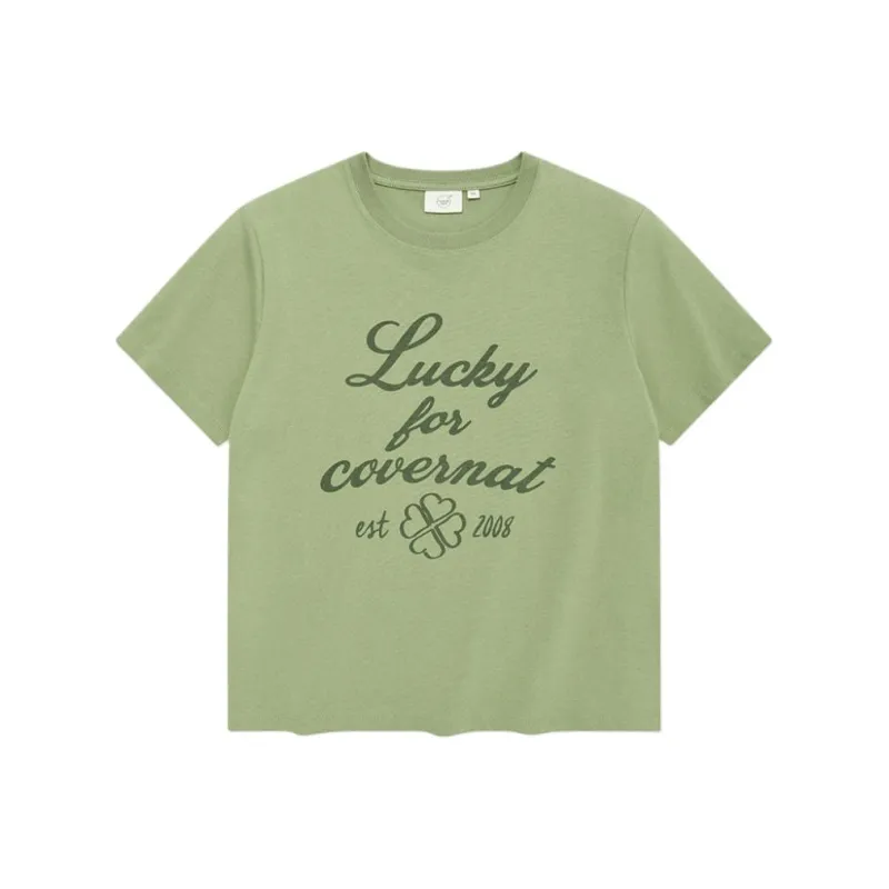 COVERNAT T Shirt Women's Sage Green-0