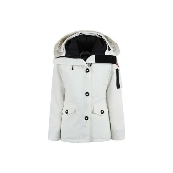 Canada Goose Montebello Series Down Jackets Women's Polaris White