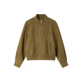 VIMLY Jackets Coats Women's Mocha Coffee