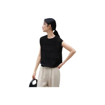 WHITEALLUSION Tank Top Women's Black