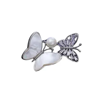 Yamaichi Maru 18K Gold Plated Copper Brooches Women's