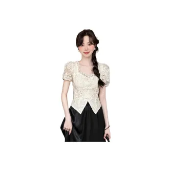ETSE Chiffon Shirts Women's White