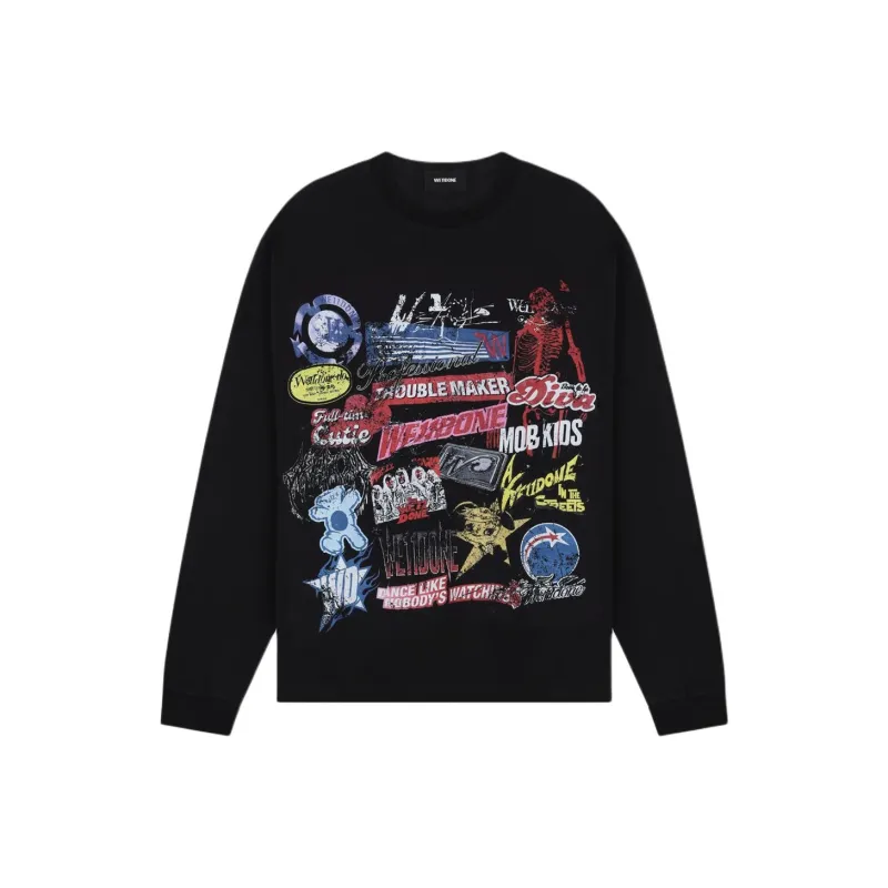 WE11DONE Graphic Print Sweatshirt-0