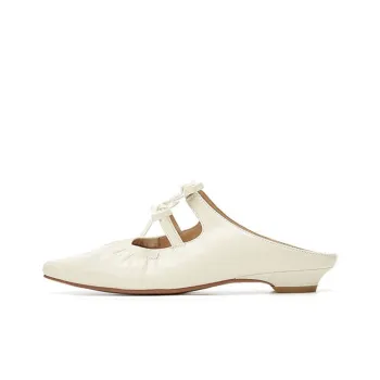DAPHNE Rubber Sole Quiet Closed Toe Slippers Women's