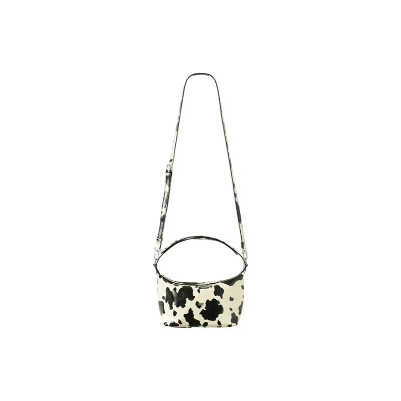 Crying Center PU Handbag, Shoulder Bag Medium Size Women's Cow Pattern-0