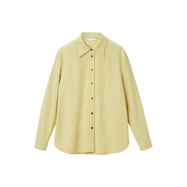 OVV Shirts Women's Medium Yellow Solid Color A7-0