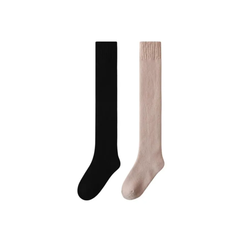 H YXIANG Mid Calf Socks Women's 2 Pack-9