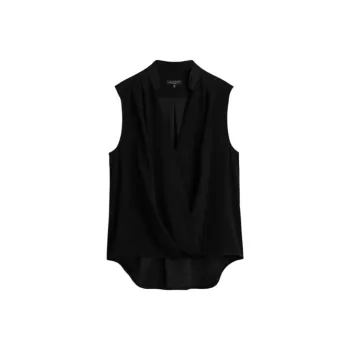 RAG&BONE Meredith Draped Satin Blouse