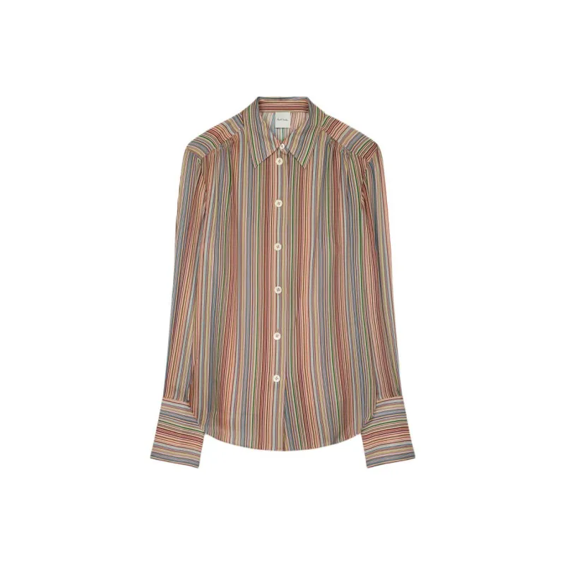 Paul Smith Stripe Detailed Button-Up Shirt-0