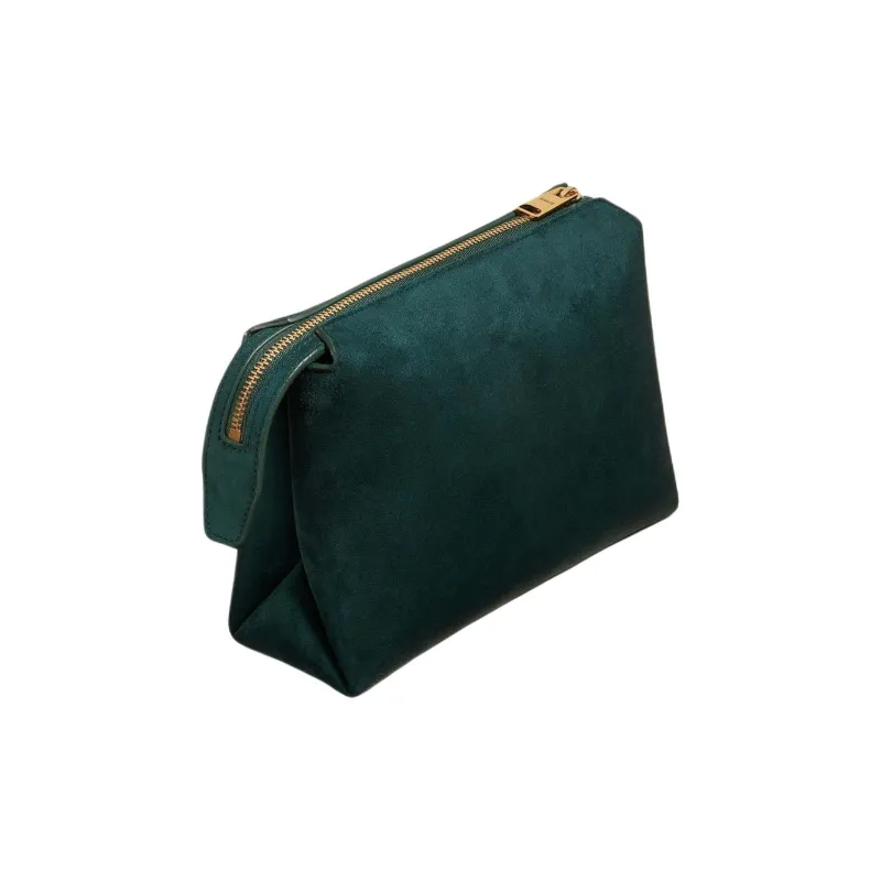 KHAITE Calfskin Clutch Women's British Green-1