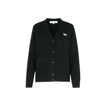Maison Kitsune Baby Fox Patch Knit Cardigan