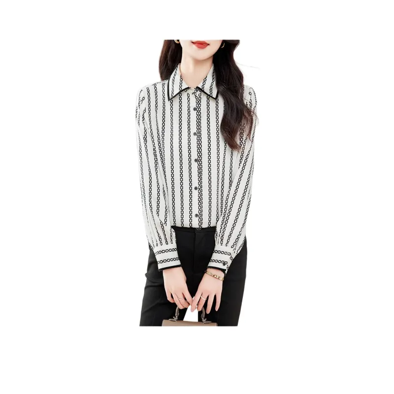 Yi Mengyuan Shirt Women's Chain Flower-0