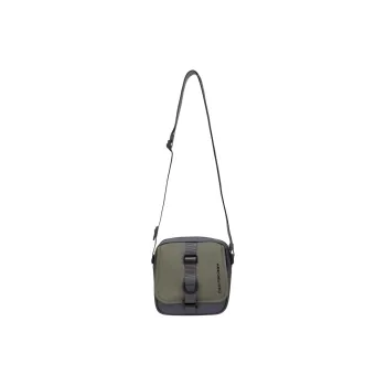 CALVIN KLEIN Polyester Camera Bag Shoulder Bag Crossbody Bag Small Size Men's Gray & Olive
