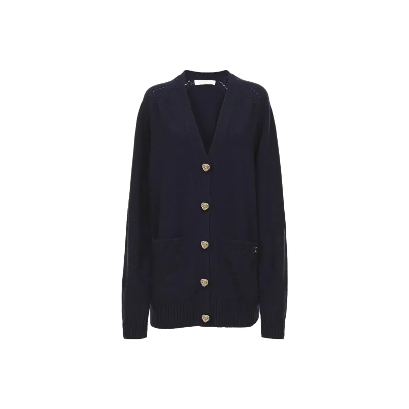 Chloé V Neck Knitted Cardigan-0