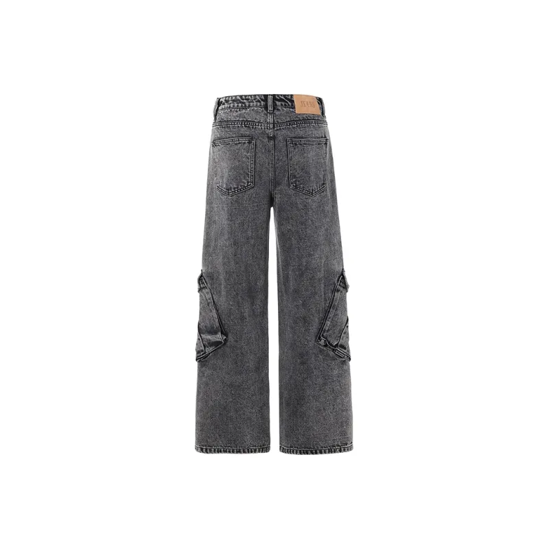 FCB ARCELONA Casual Pants Unisex Jacquard Black Gray-1