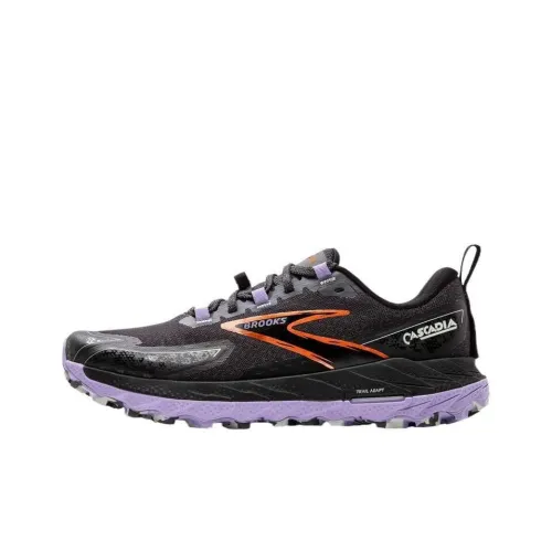 Brooks Cascadia 18 Ebony Sweet Lavender Copper Women's