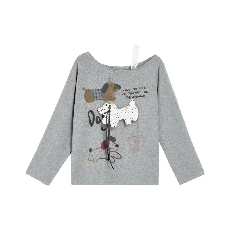 Incolore T Shirts Women's Gray-0