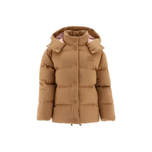MIU MIU FW22 Jackets Coats Women's Brown