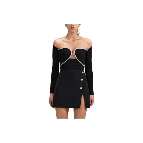 Self-portrait Jackets Women's Black