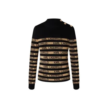 KARL LAGERFELD Knitwear Women's Black Gold