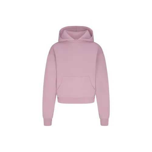 SKIMS FW24 COTTON FLEECE CLASSIC HOODIE Sweatshirt Women's DUSK/Nightfall Color