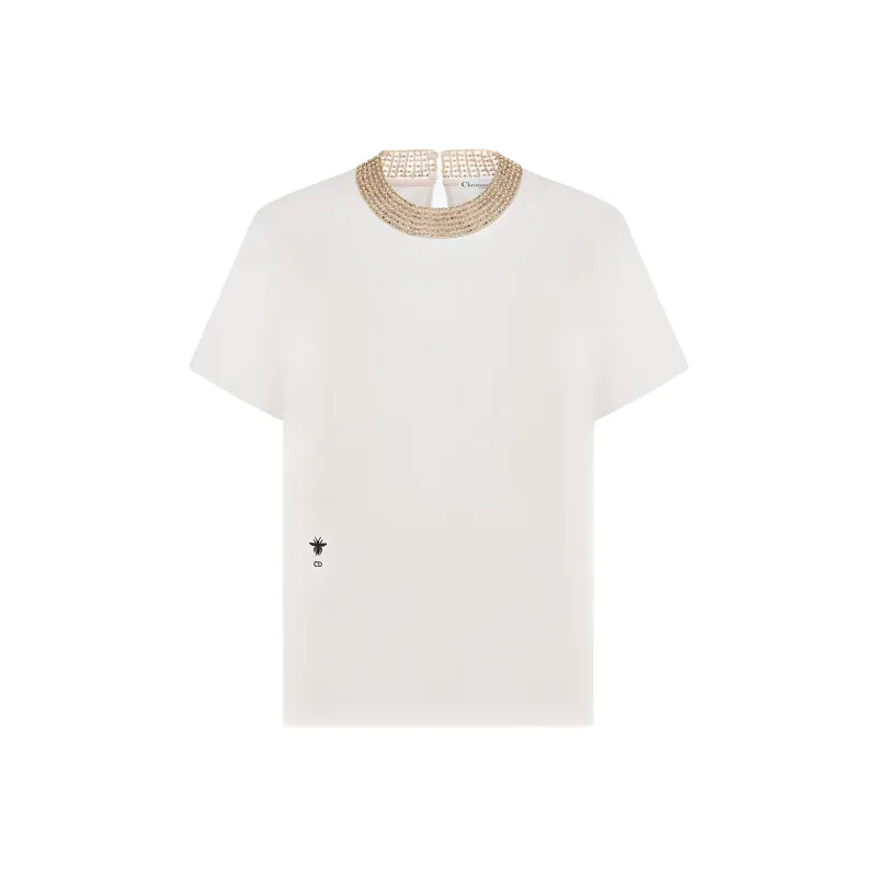 DIOR T Shirts Women's Beige-0