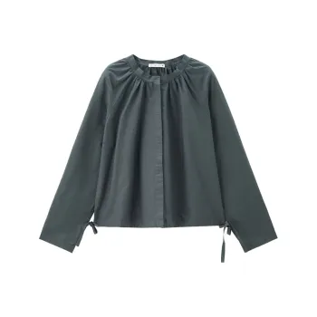 UNIQLO Shirt Women's Stone Gray