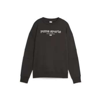 PUMA TEAM TEAM Crew TR Sweatshirt Women's Black