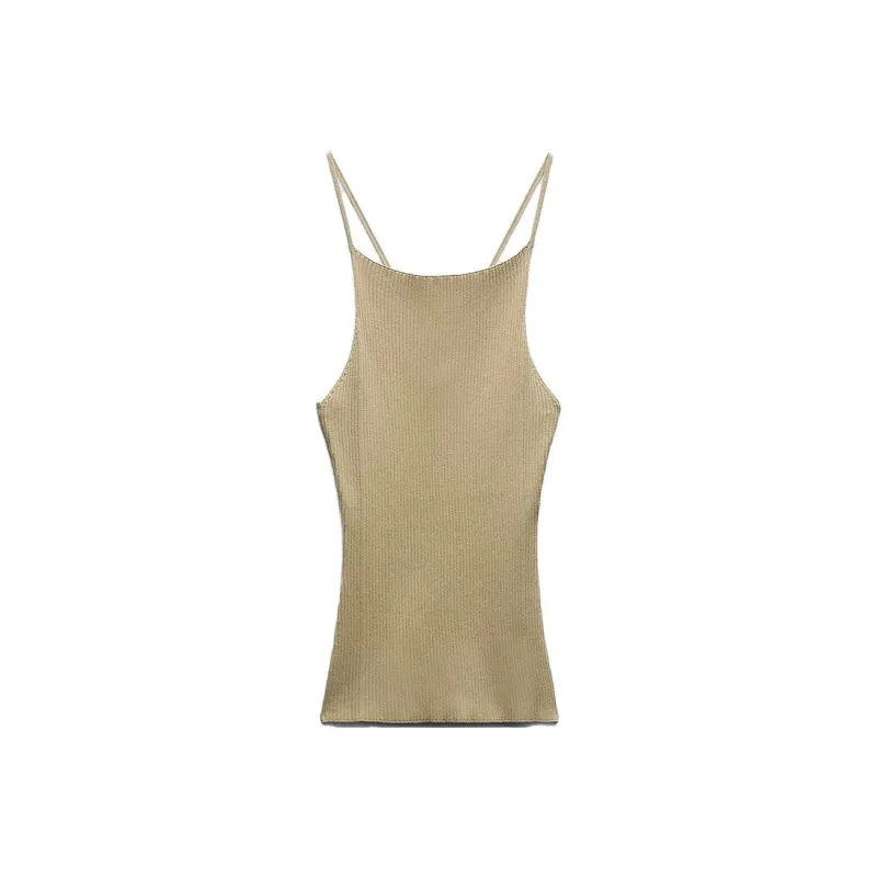ZARA Knitwear Women's Olive Green-0