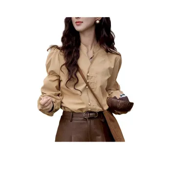 MISHOW Shirts Women's Yellow