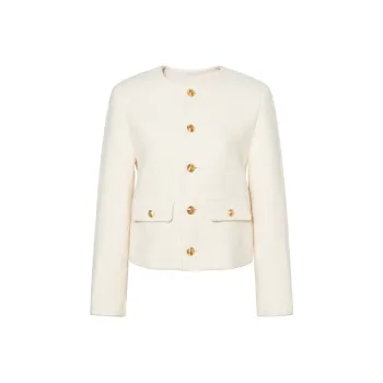 CELINE Jacket Women's Chalk White