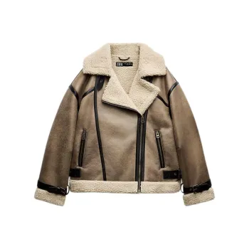 ZARA Jackets Coats Women's Mink Color