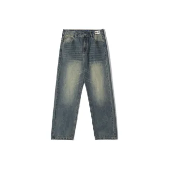 FCB ARCELONA Jeans Unisex Vintage Blue
