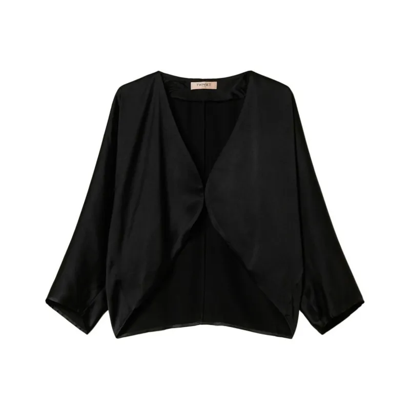 Twinset Satin Shrug Jacket-0