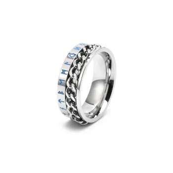 FAIRWHALE Titanium Steel Rings Unisex