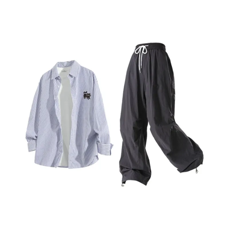 LIVINGTOWN Shirt Matching Set Unisex-0
