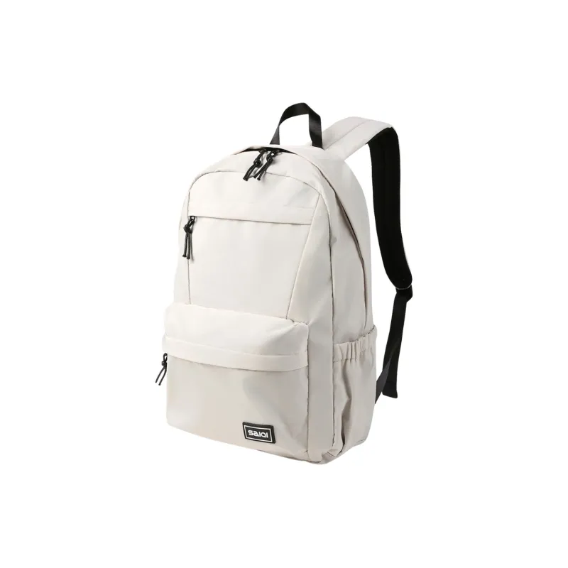 SAIQI Polyester Backpack Unisex Khaki-2