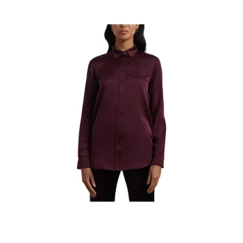 LAUREN RALPH LAUREN Shirt Women's Burgundy