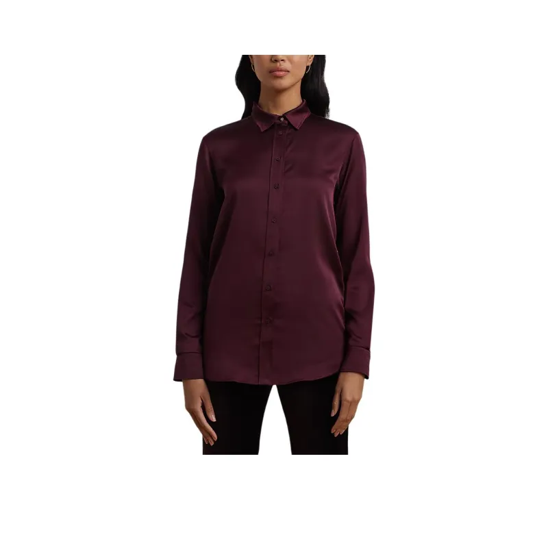 LAUREN RALPH LAUREN Shirt Women's Burgundy-0