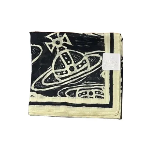 Vivienne Westwood Silk Scarves Unisex Beige