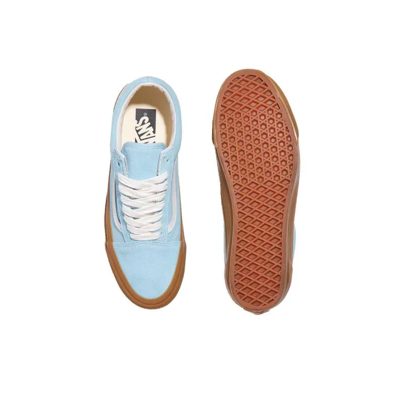 Vans LX OLD SKOOL Low Top Skateboard Shoes Unisex Light Blue-3