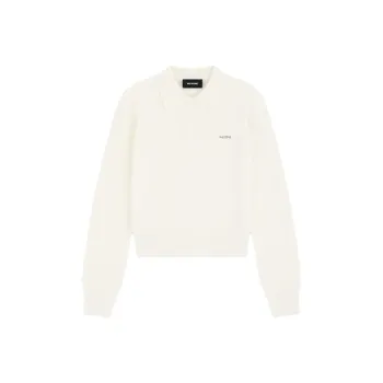 WE11DONE Cashmere Knitted Polo Top