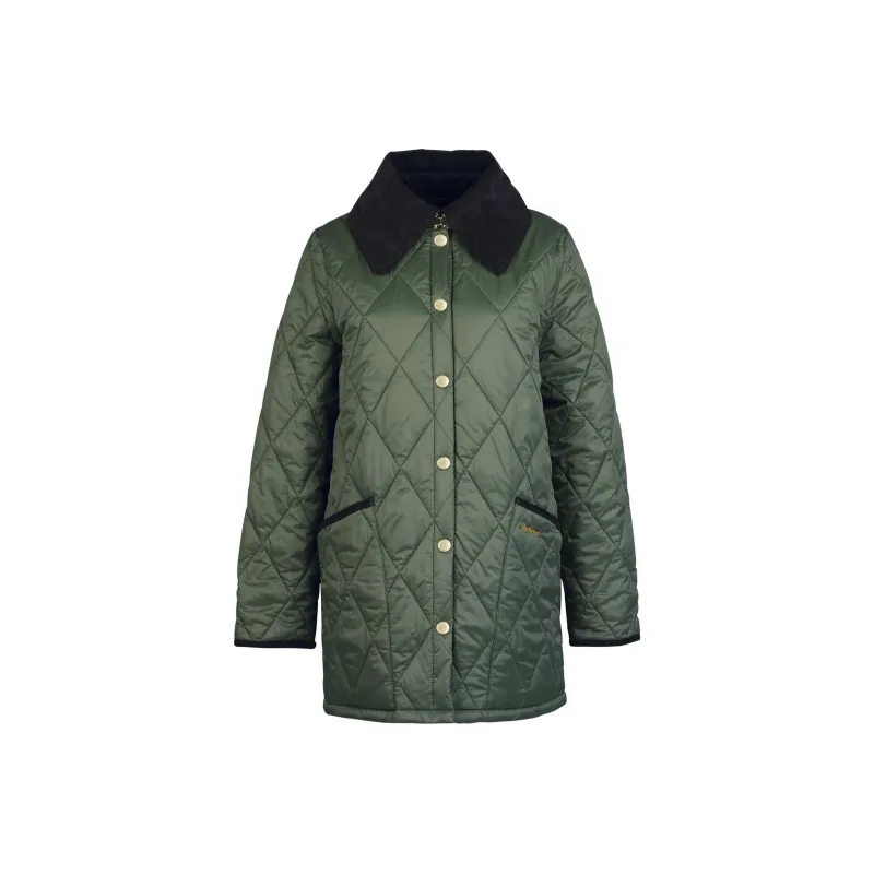 BARBOUR Modern Liddesdale Quilt Jackets Coats Women's Olive-0