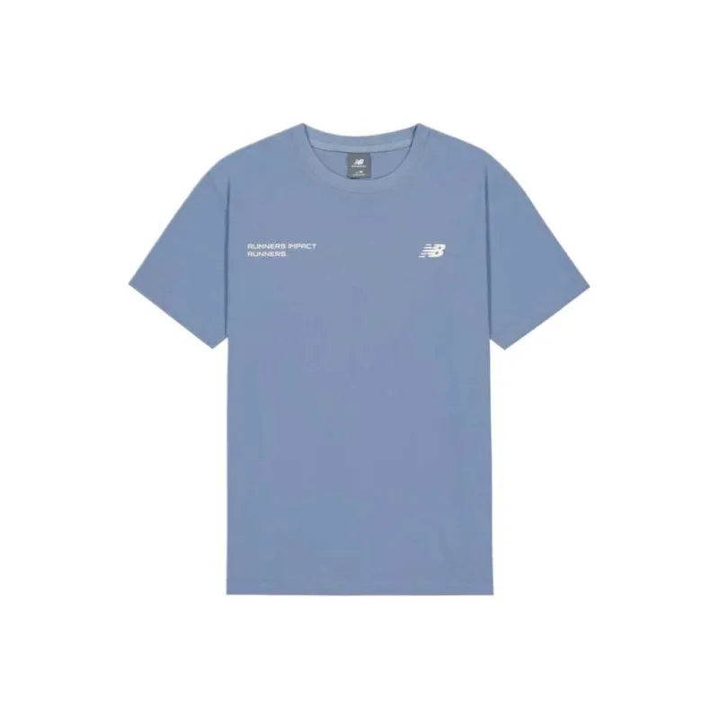 New Balance T Shirt Men's Purple Blue-0