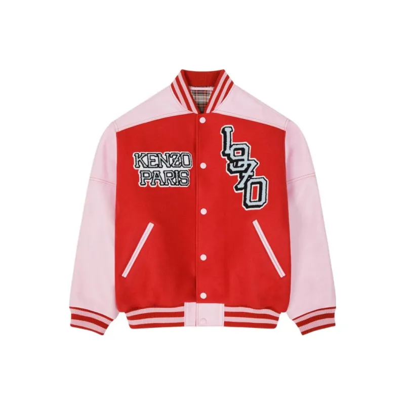 KENZO Tiger Varsity Bomber Jacket 'Medium Red'-0